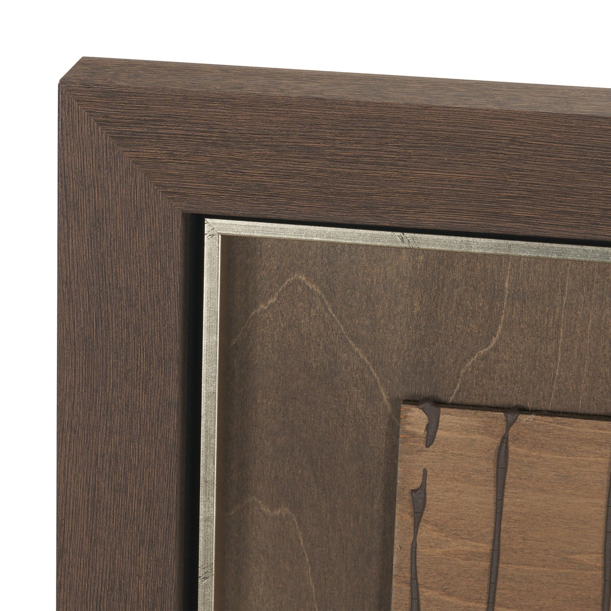 Timber Mosaic II by Mercana Studio Handmade Original Framed Artwork Matted by Mercana at Eve Furniture