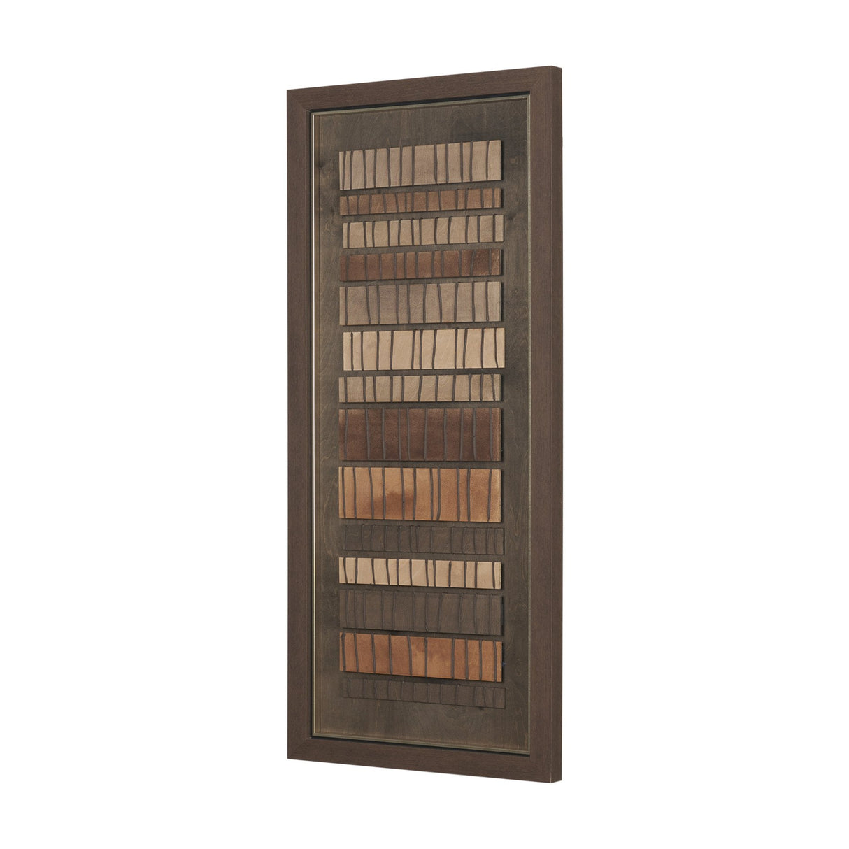 Timber Mosaic III by Mercana Studio Handmade Original Framed Artwork Matted by Mercana at Eve Furniture
