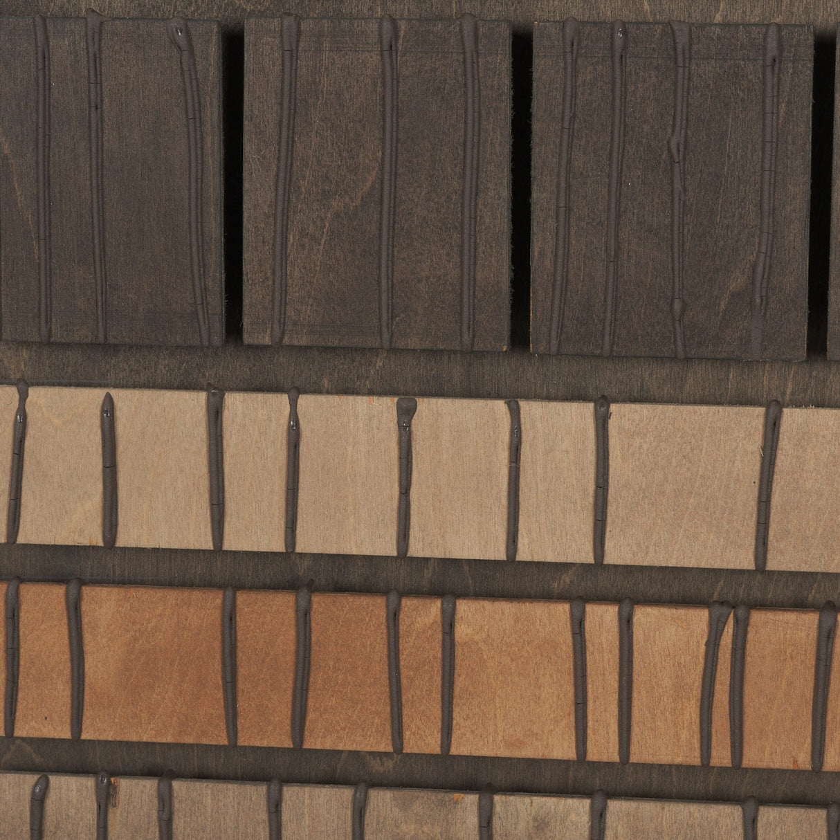 Timber Mosaic IV by Mercana Studio Handmade Original Framed Artwork Matted by Mercana at Eve Furniture