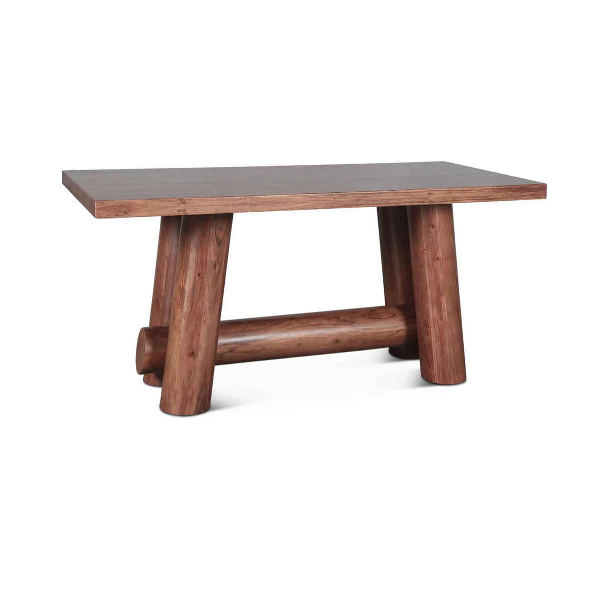 Timbers Barrel 80" Gathering Table in Light Vinegar Acacia by Home Trends & Design at Eve Furniture