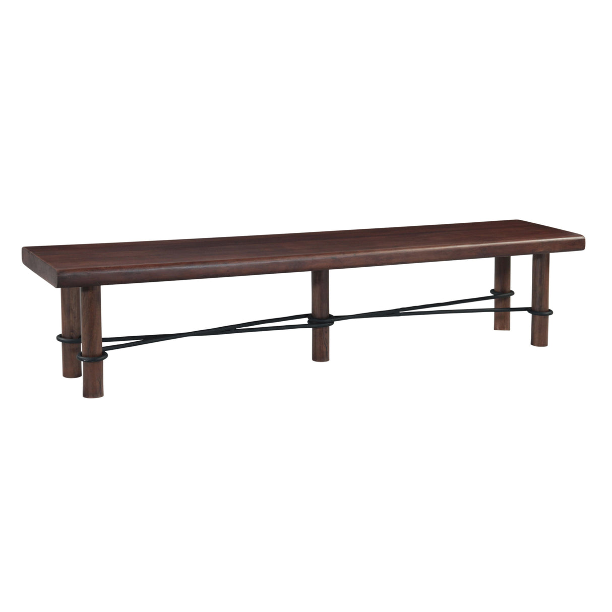 Timbers Lincoln 80" Bench in Vinegar Acacia by Home Trends & Design at Eve Furniture