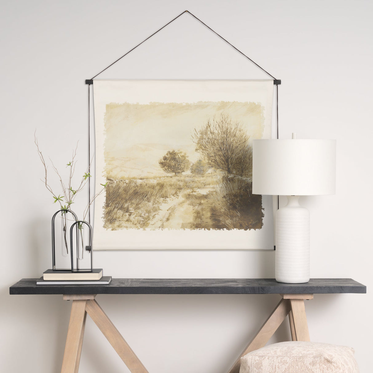 Timeless Vista by Mercana Studio Textured Artwork Tapestry by Mercana at Eve Furniture