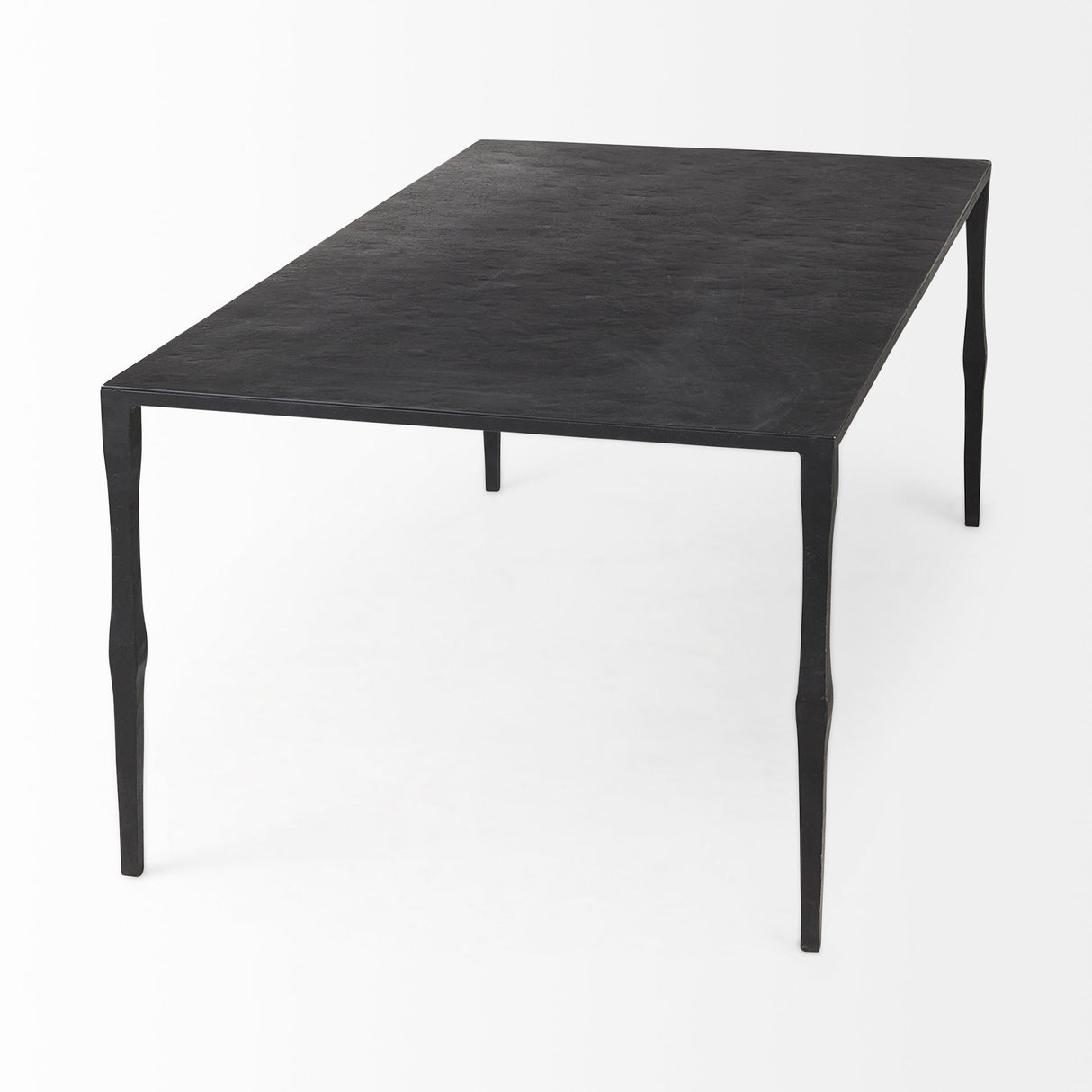 Timothy Ebony Black Iron Coffee Table by Mercana at Eve Furniture