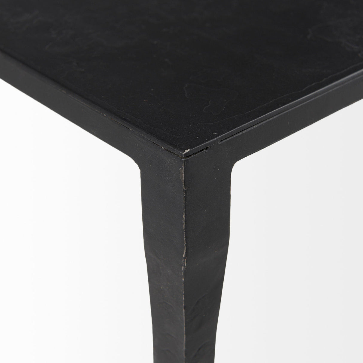 Timothy Ebony Black Iron Coffee Table by Mercana at Eve Furniture
