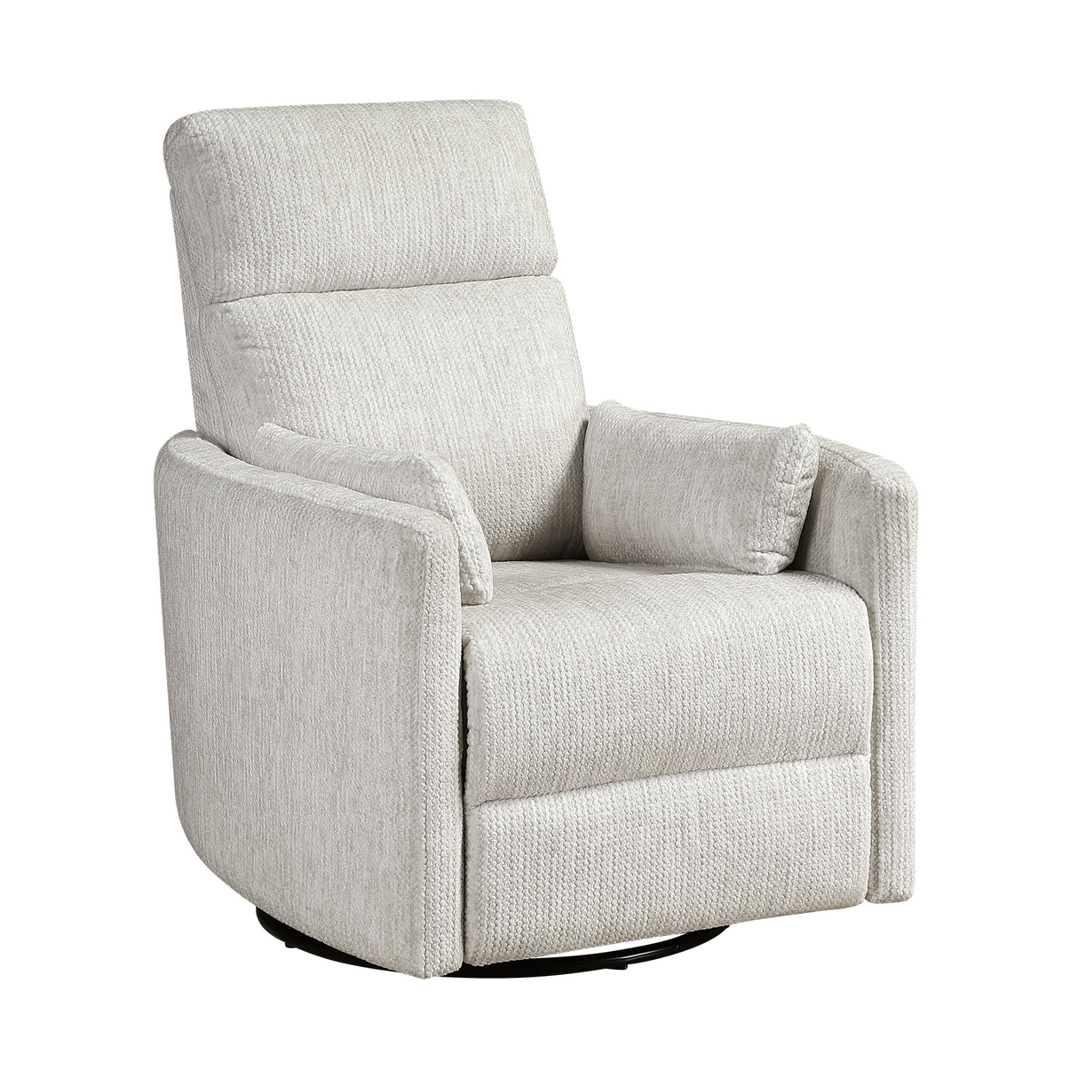 Tinley Beige Swivel Glider Reclining Chair