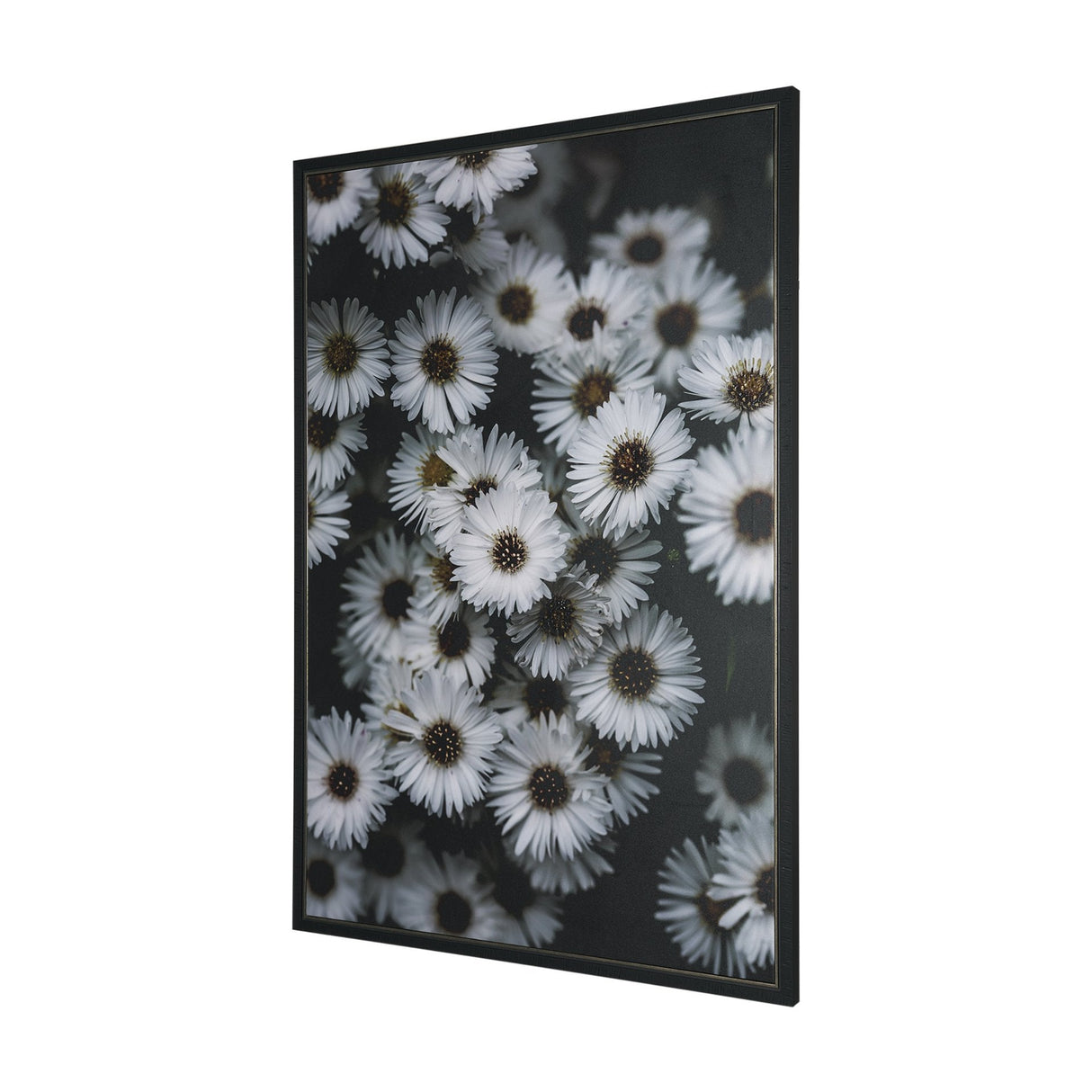 Tiny Flowers 3 by Mareike Bohmer Hand-Embellished Textured Framed Canvas Art Print by Mercana at Eve Furniture