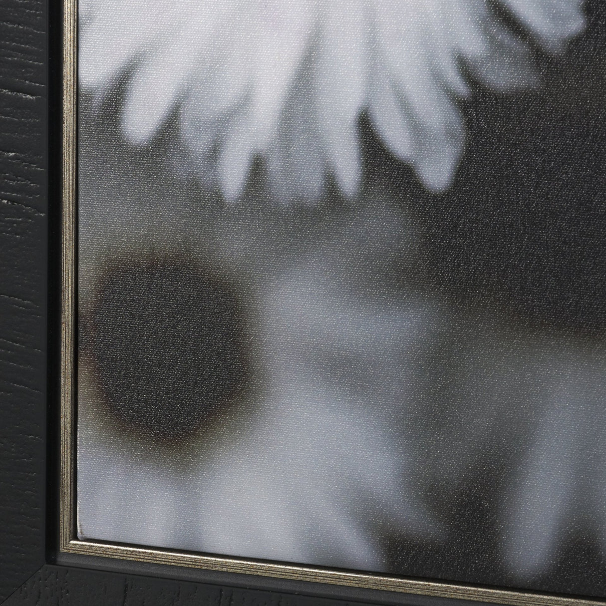 Tiny Flowers 3 by Mareike Bohmer Hand-Embellished Textured Framed Canvas Art Print by Mercana at Eve Furniture