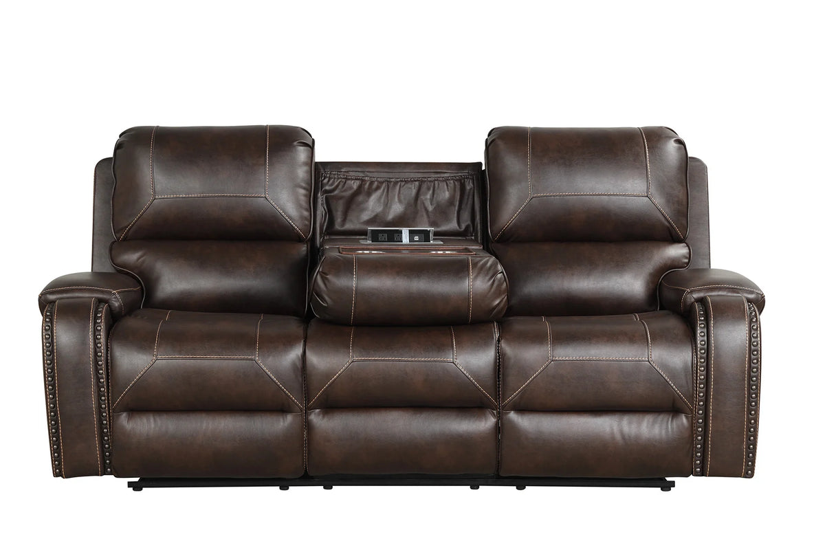 Titan Espresso Oversized 3-Piece Reclining Set