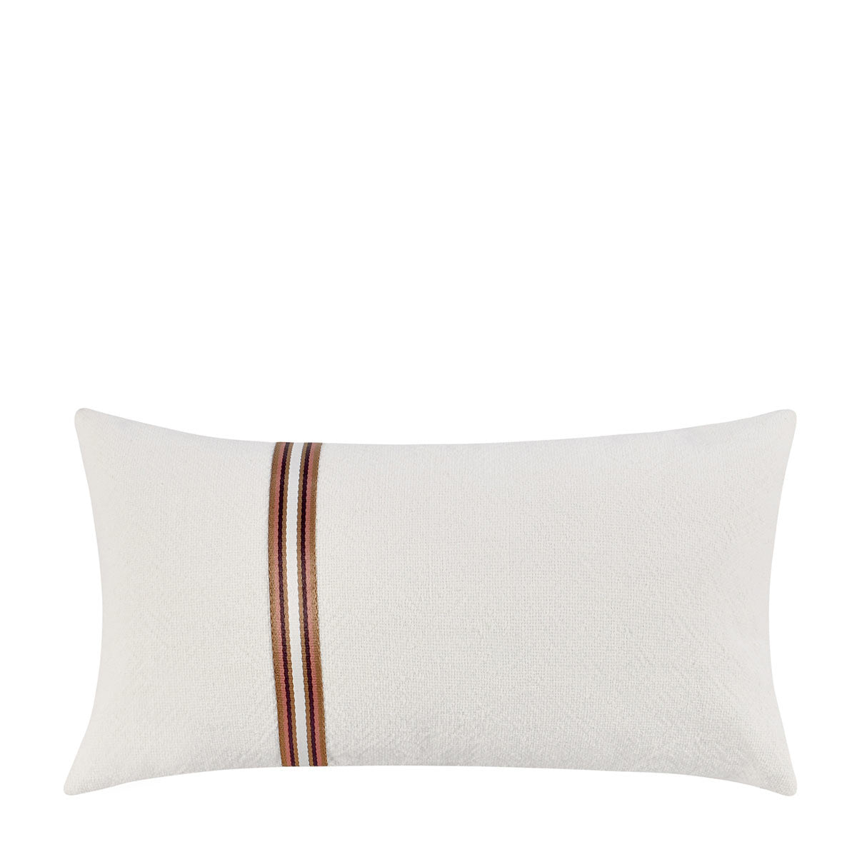TL Ralph Ivory/Sangria Red Multiple Sizes Throw Pillow (Set of 2) by Classic Home at Eve Furniture