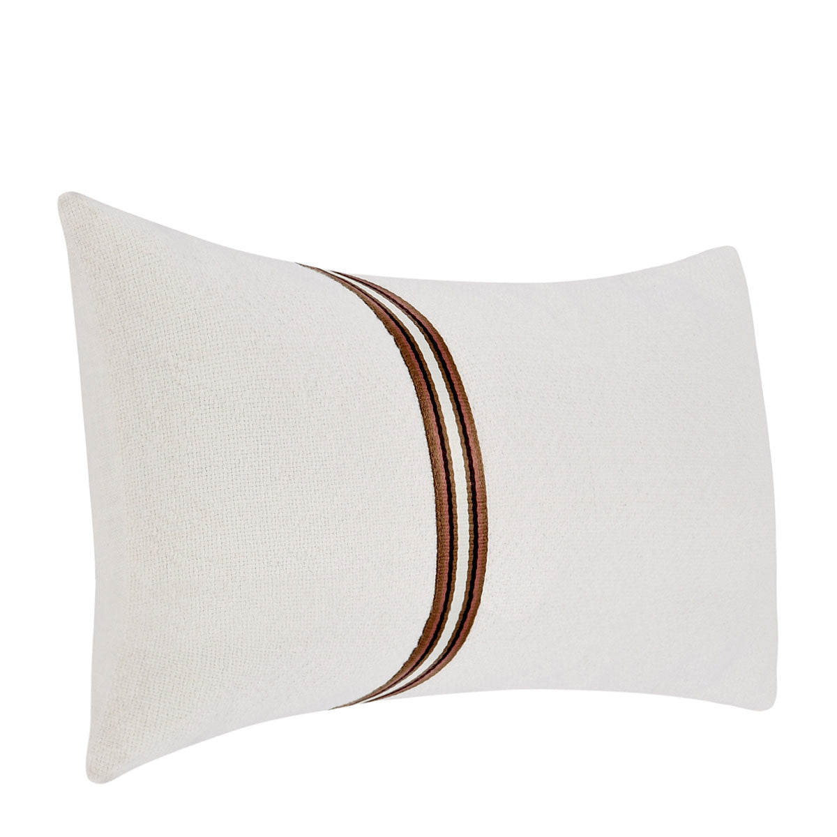 TL Ralph Ivory/Sangria Red Multiple Sizes Throw Pillow (Set of 2) by Classic Home at Eve Furniture