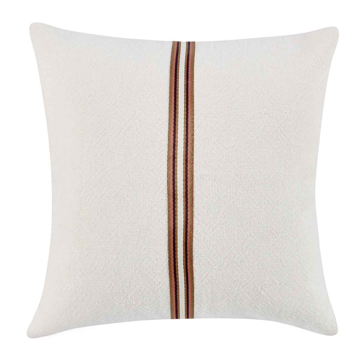TL Ralph Ivory/Sangria Red Multiple Sizes Throw Pillow (Set of 2) by Classic Home at Eve Furniture