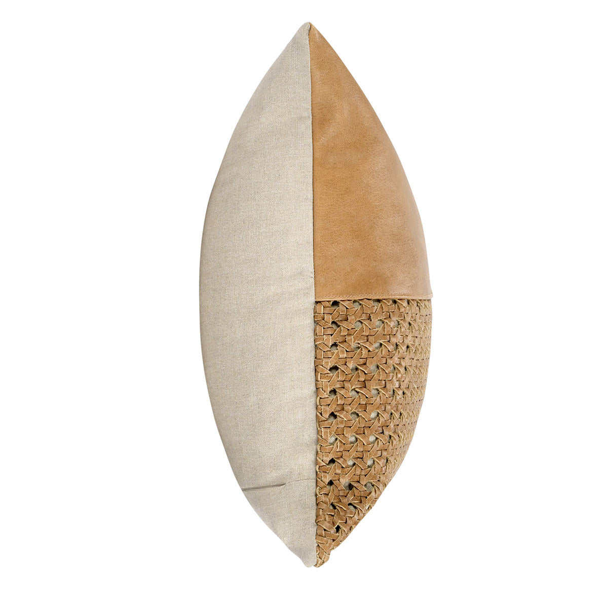 TL Toscano Chestnut Brown Leather Multiple Sizes Throw Pillow (Set of 2) by Classic Home at Eve Furniture