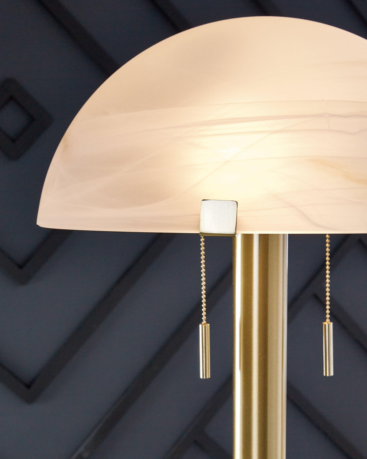 Tobbinsen Brass Finish Floor Lamp by Ashley at Eve Furniture