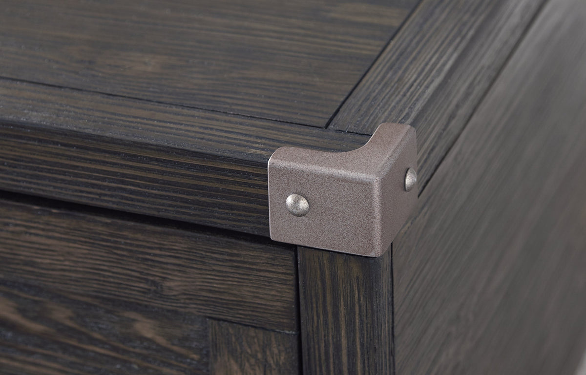Todoe Coffee Table with 1 End Table in Dark Gray by Ashley at Eve Furniture