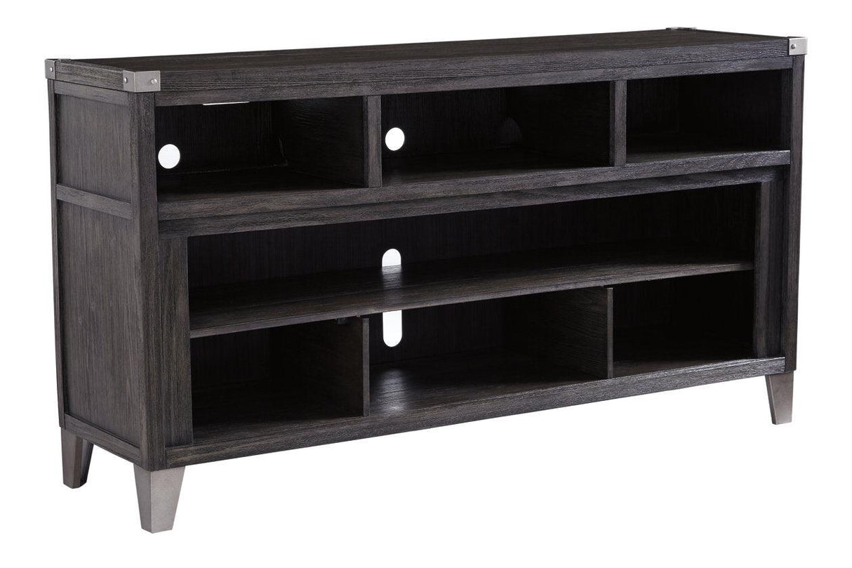 Todoe Gray 65" TV Stand by Ashley at Eve Furniture