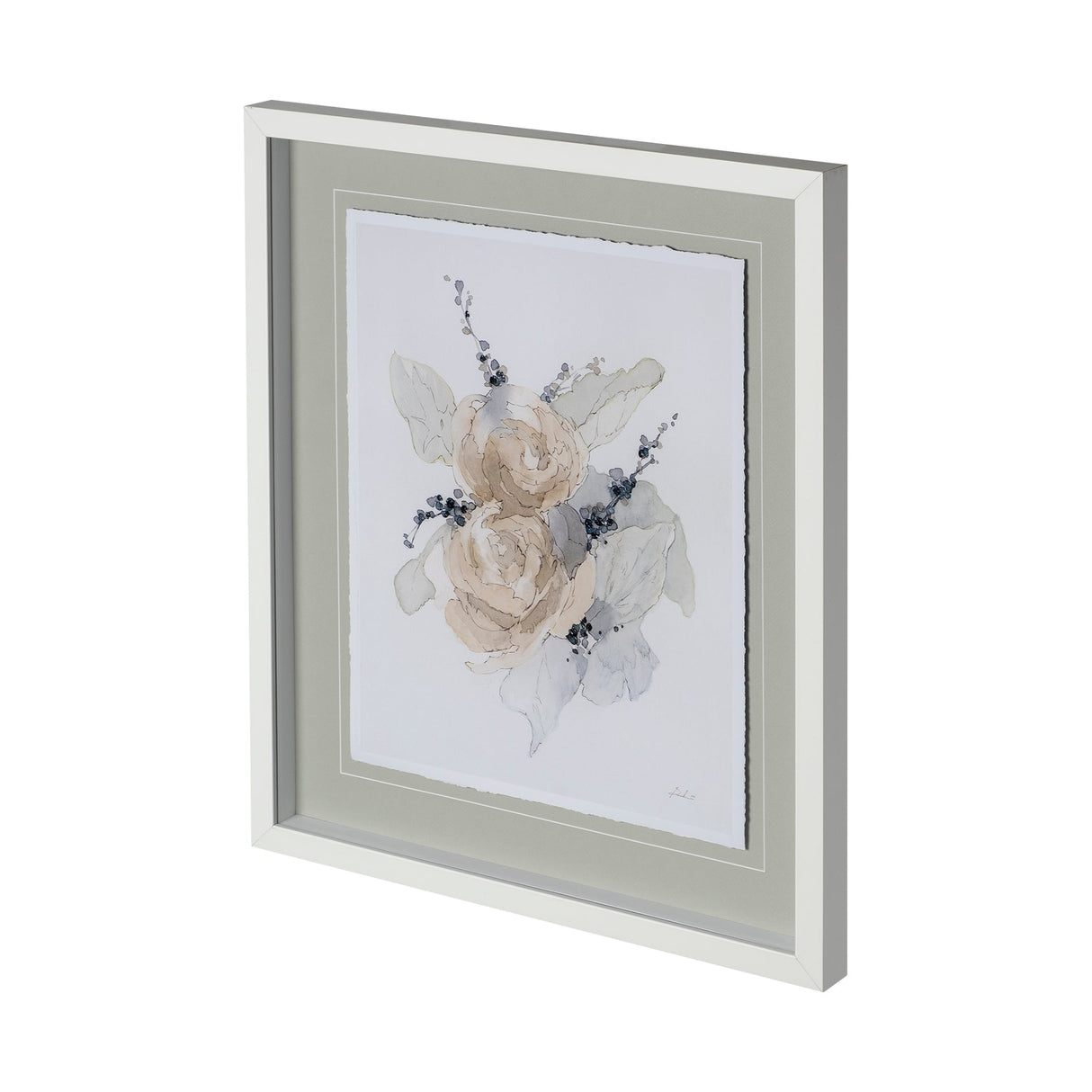 Together I by Melody Ducharme a Hand Embellished Textured Framed Art Print Matted under Glass by Mercana at Eve Furniture
