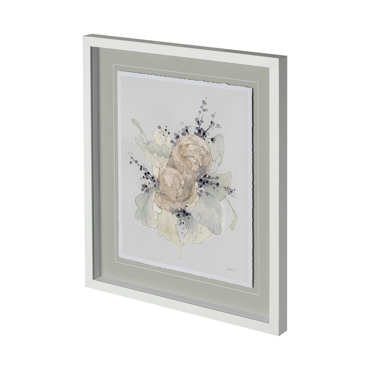 Together II by Melody Ducharme a Hand Embellished Textured Framed Art Print Matted under Glass by Mercana at Eve Furniture