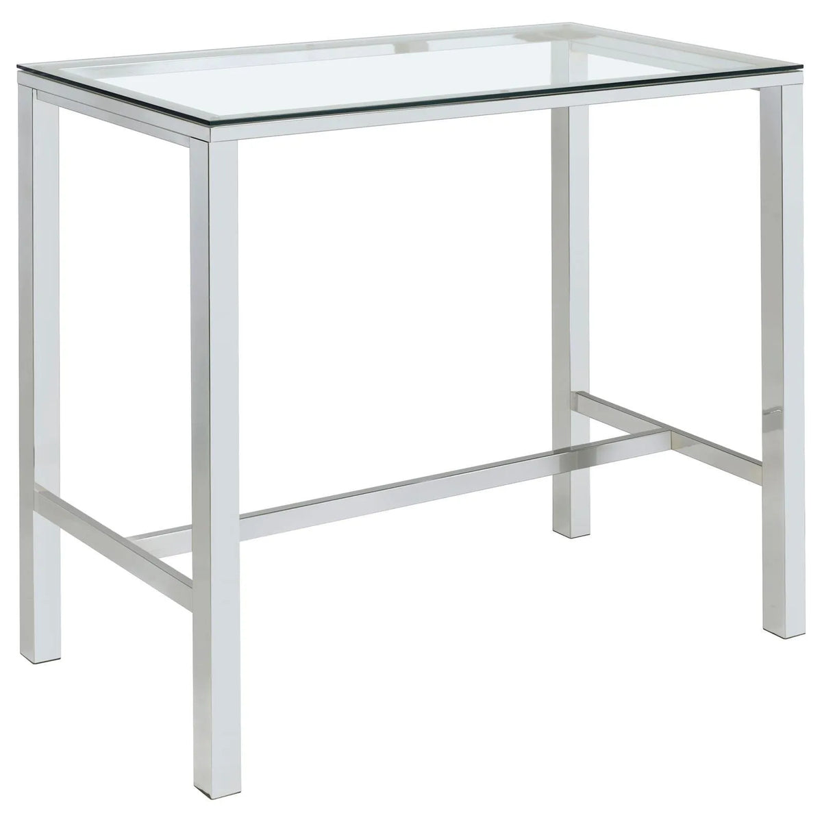 Tolbert 5-piece Bar Set with Acrylic Chairs Clear and Chrome by Coaster at Eve Furniture