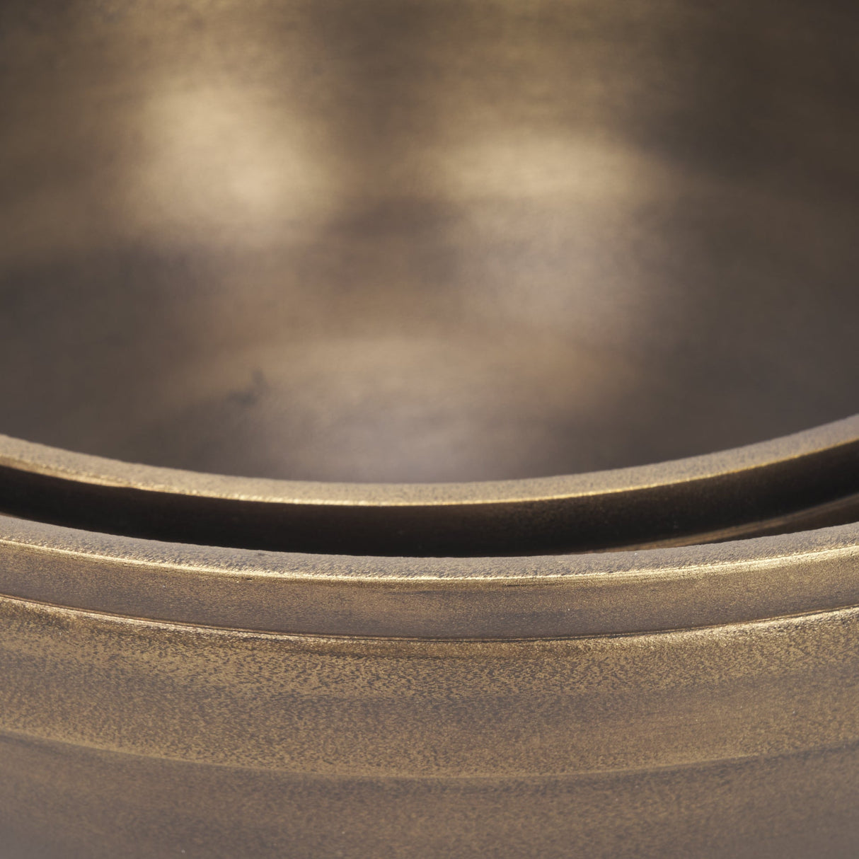 Tomiko Decorative Brass Finished Cast Aluminum Round Bowls by Mercana at Eve Furniture
