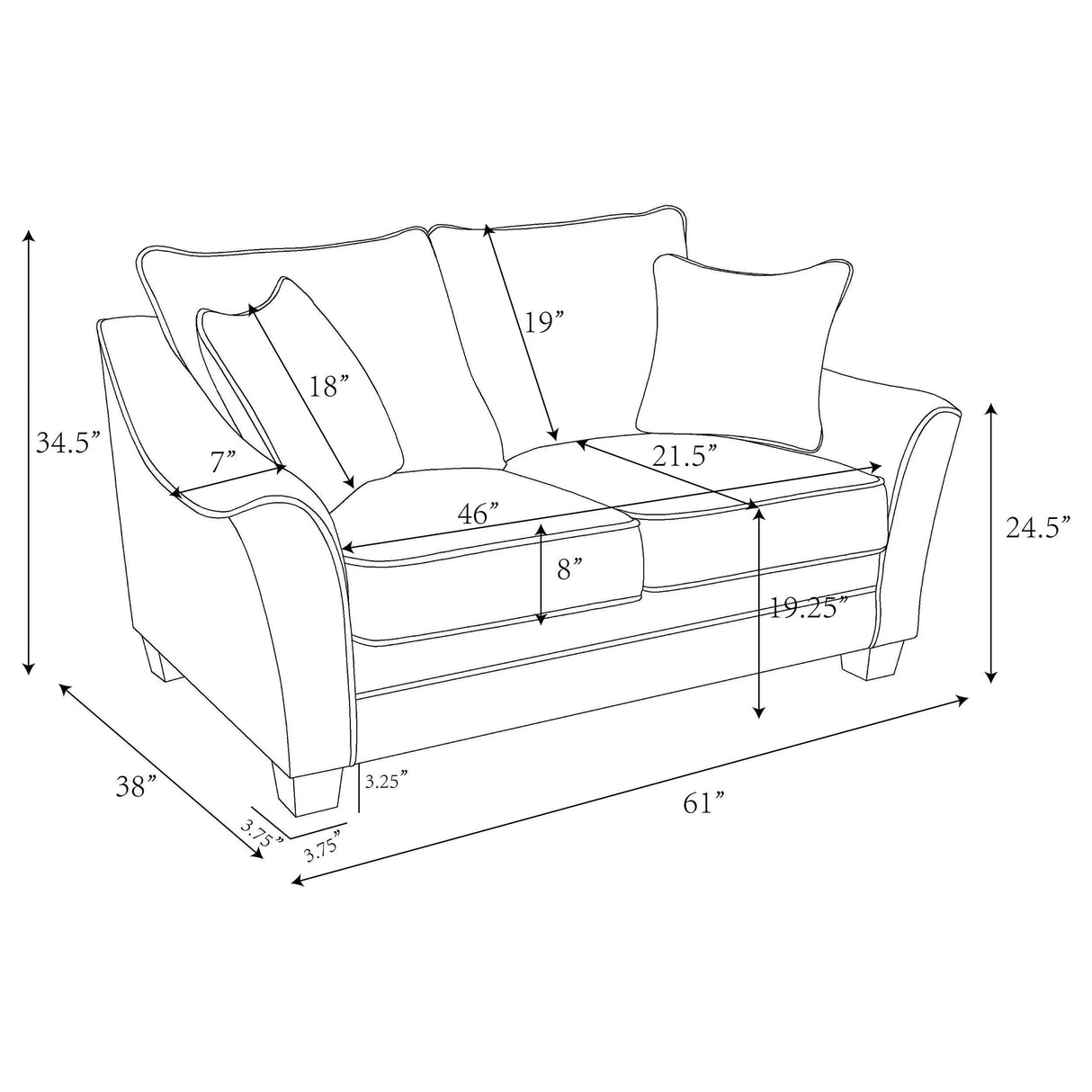 Tomkins 2-piece Boucle Upholstered Sofa Set Light Grey by Coaster at Eve Furniture