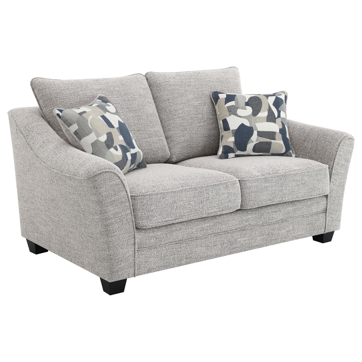 Tomkins Light Gray 3-piece Boucle Upholstered Sofa Set by Coaster at Eve Furniture