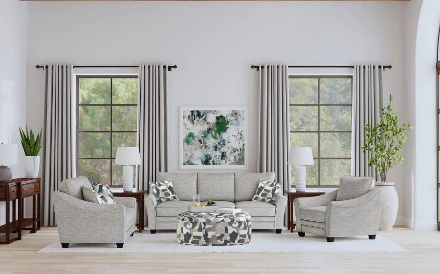Tomkins Light Gray 3-piece Boucle Upholstered Sofa Set by Coaster at Eve Furniture