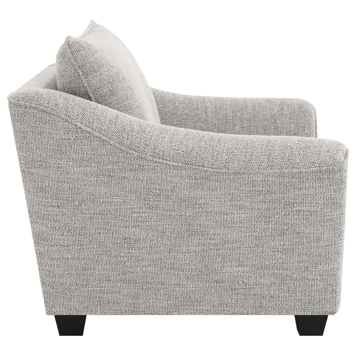 Tomkins Light Gray Boucle Upholstered Living Room Set by Coaster at Eve Furniture