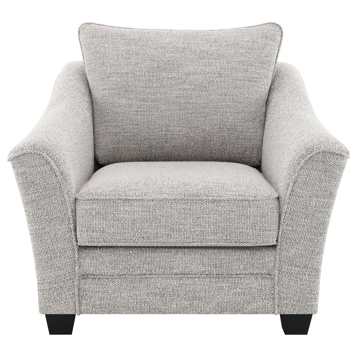 Tomkins Light Grey Boucle Upholstered Chair by Coaster at Eve Furniture