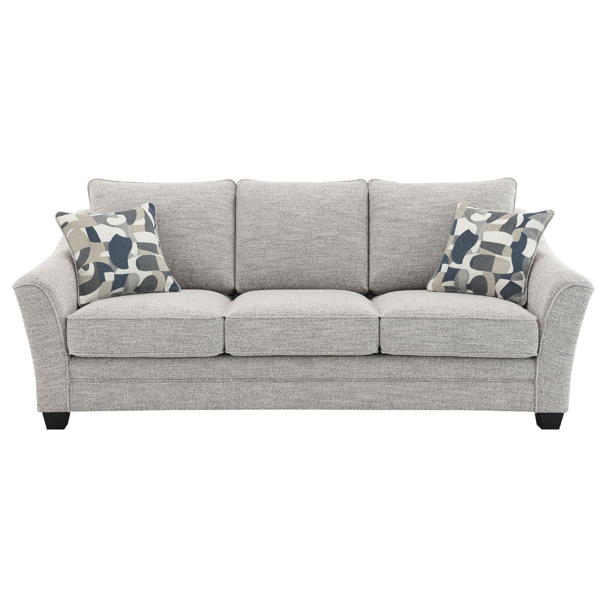Tomkins Light Grey Boucle Upholstered Sofa by Coaster at Eve Furniture