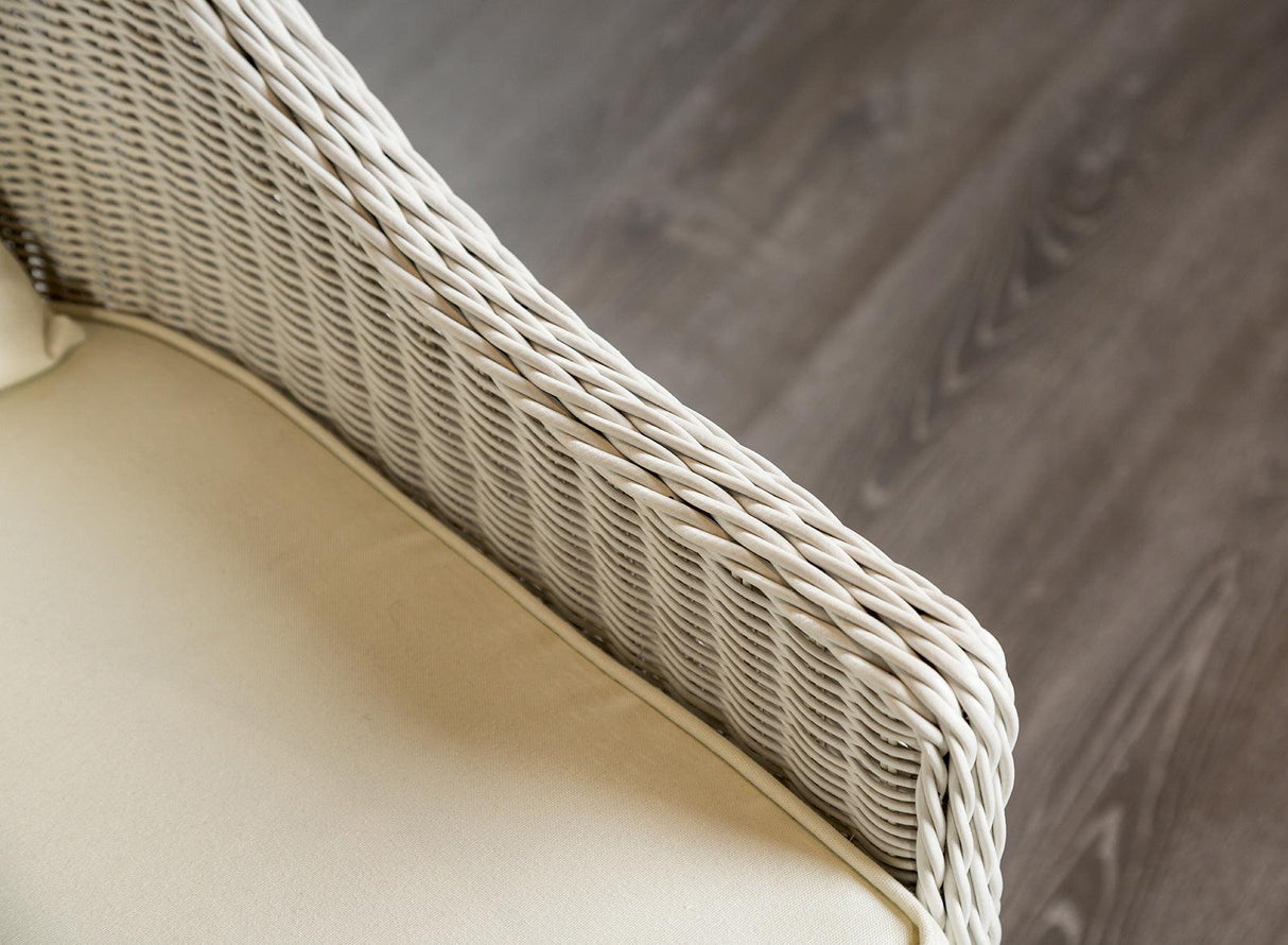 Tomohon White Swivel Wicker Chair by Furniture of America at Eve Furniture