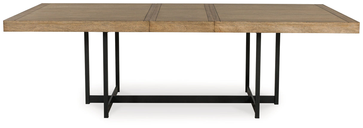 Tomtyn Light Brown Dining Extension Table by Ashley at Eve Furniture