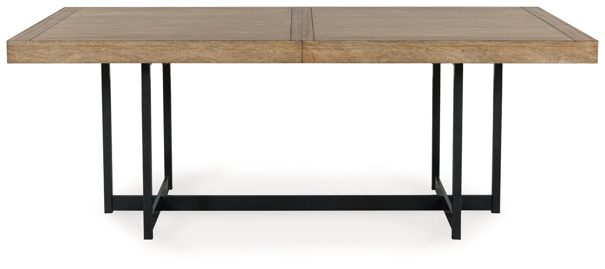 Tomtyn Light Brown Dining Extension Table by Ashley at Eve Furniture
