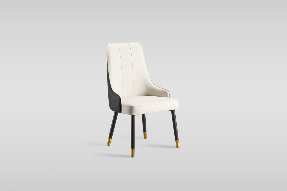 Toni (Beige/Black) Dining Chair by New Era Innovations at Eve Furniture