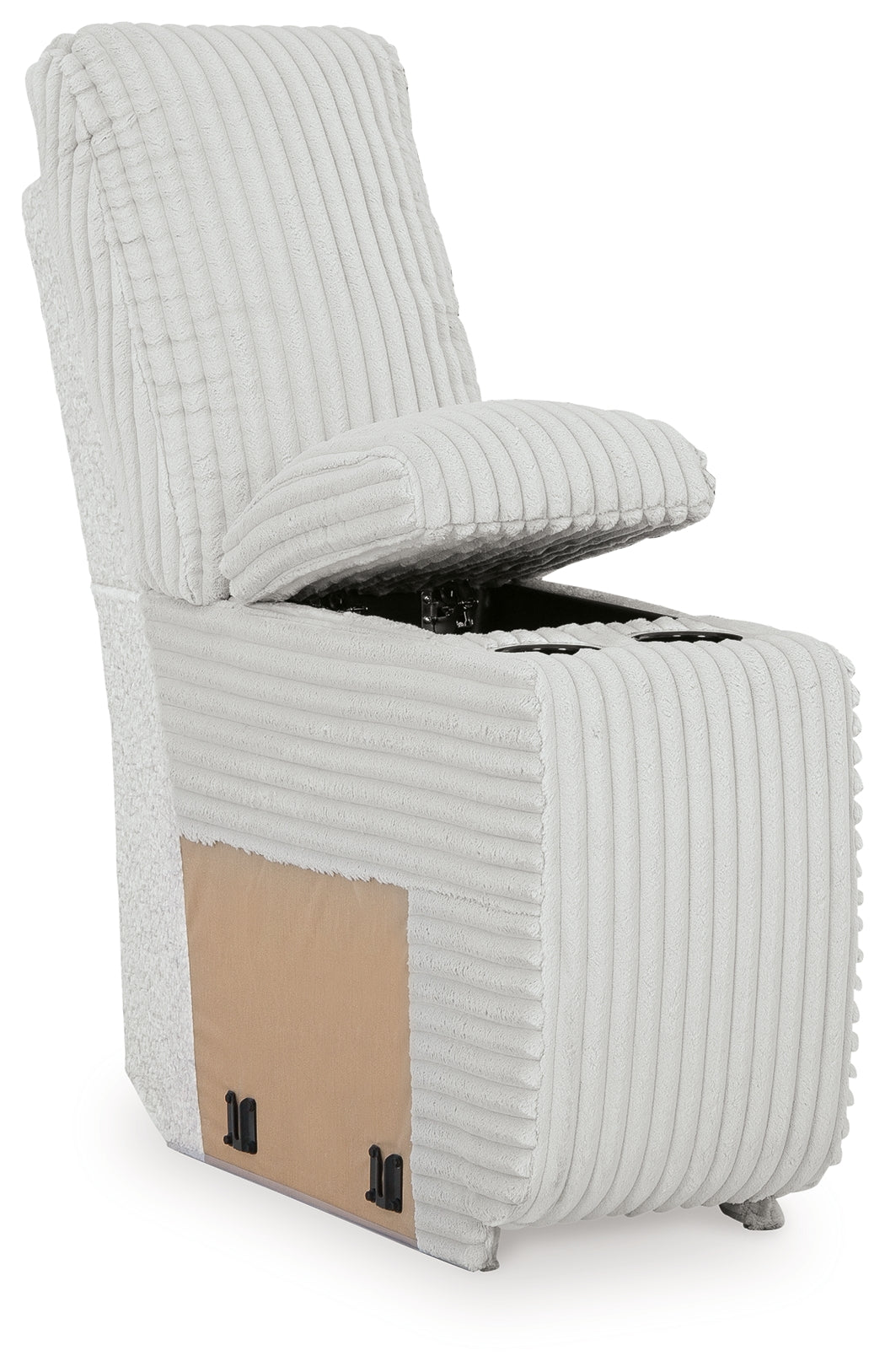 Top Tier Alloy 4-Piece Left Arm Facing (Left Arm Facing (LAF)) Chaise Reclining Sectional by Ashley at Eve Furniture