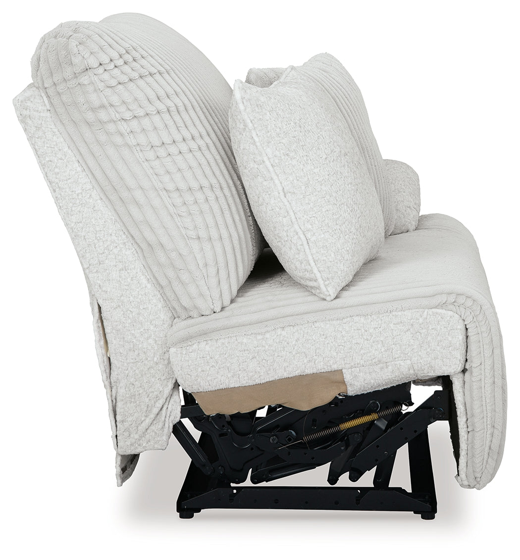 Top Tier Alloy 4-Piece Left Arm Facing (Left Arm Facing (LAF)) Chaise Reclining Sectional by Ashley at Eve Furniture