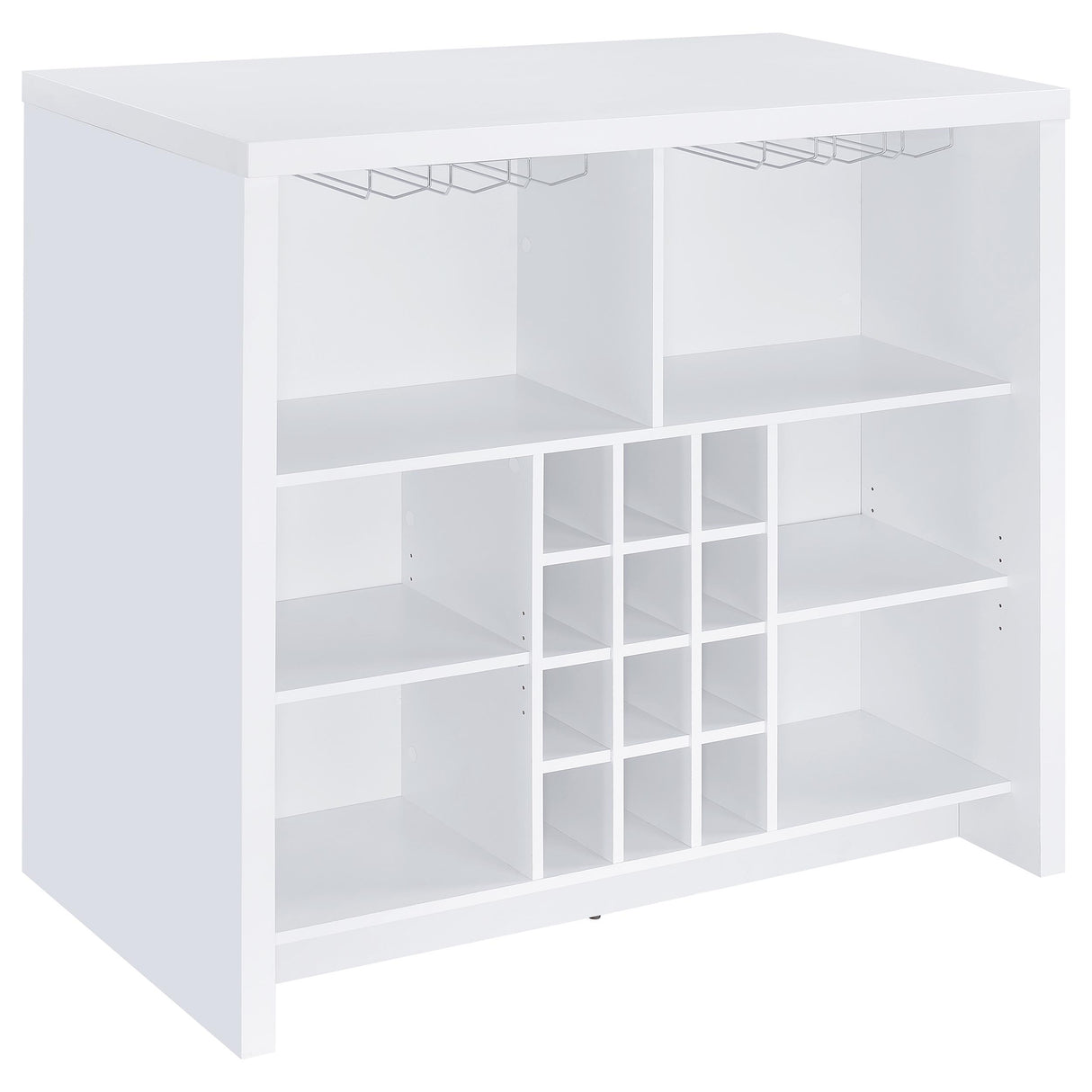 Topanga White Engineered Wood Freestanding Home Bar by Coaster at Eve Furniture