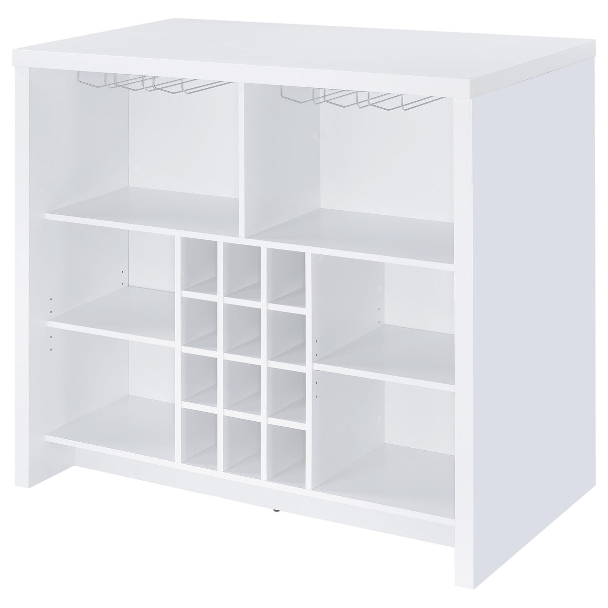 Topanga White Engineered Wood Freestanding Home Bar by Coaster at Eve Furniture