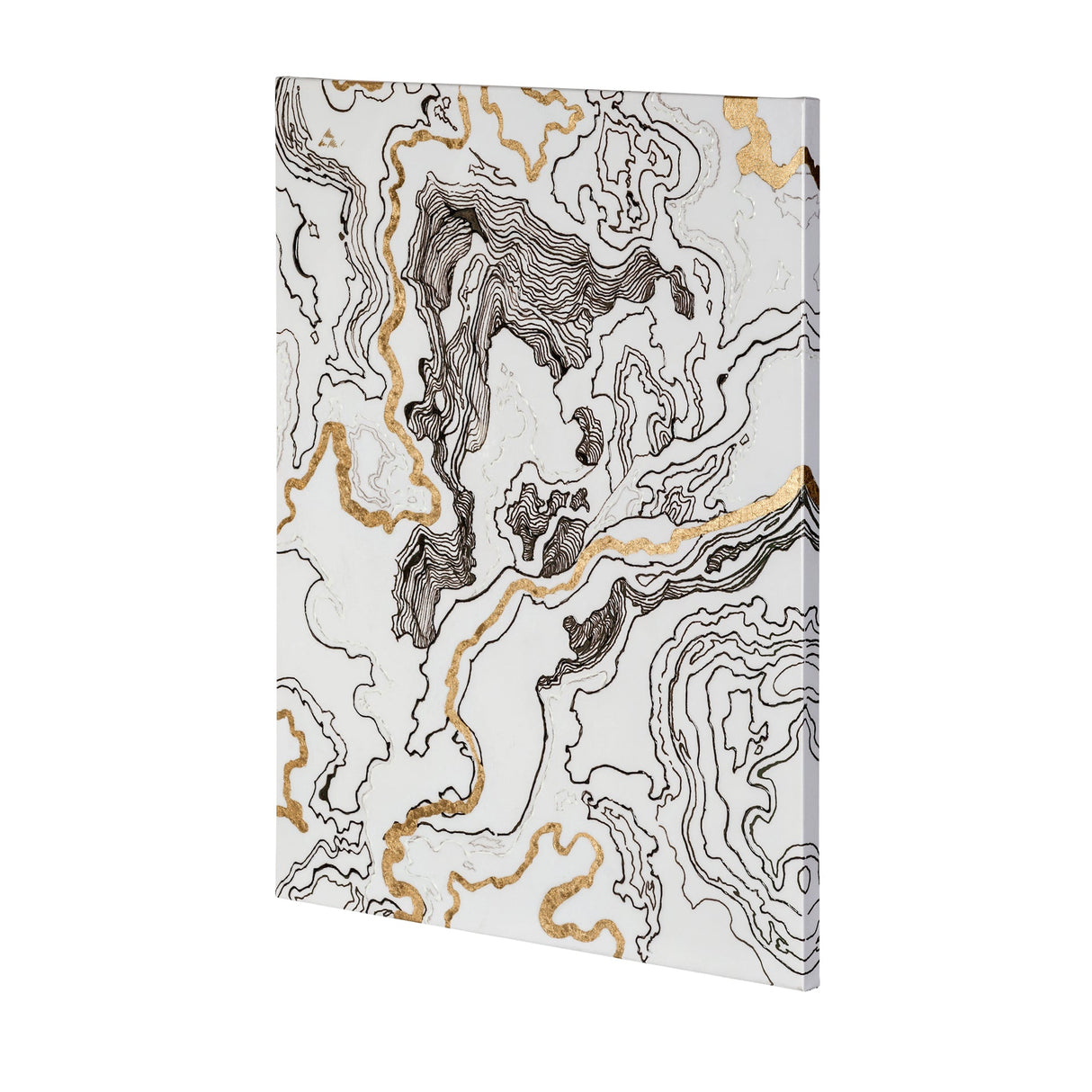 Topography I by Mercana Studio a Hand Embellished Textured Canvas by Mercana at Eve Furniture
