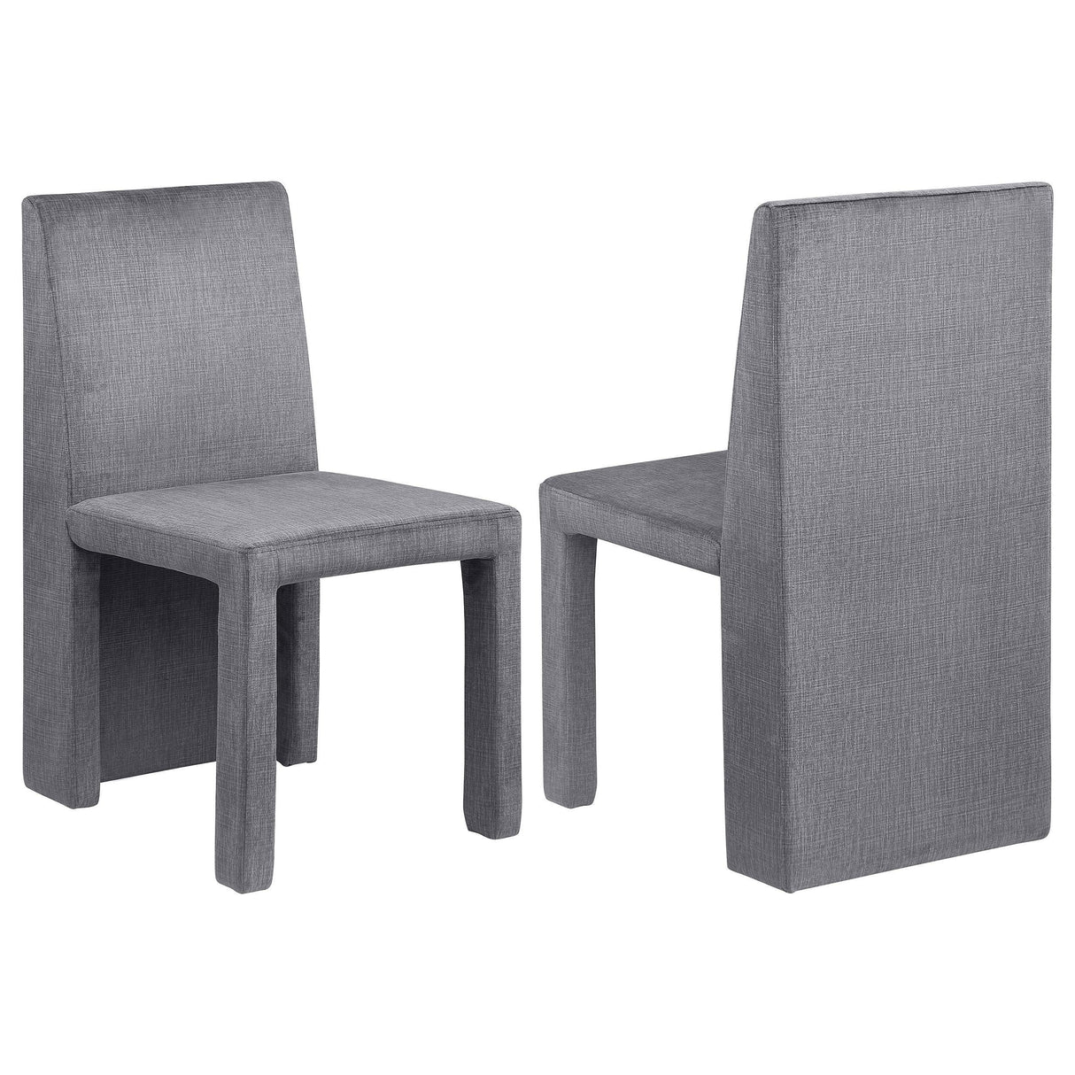 Tordera Velvet Upholstered Side Chair Grey (Set of 2) by Coaster at Eve Furniture