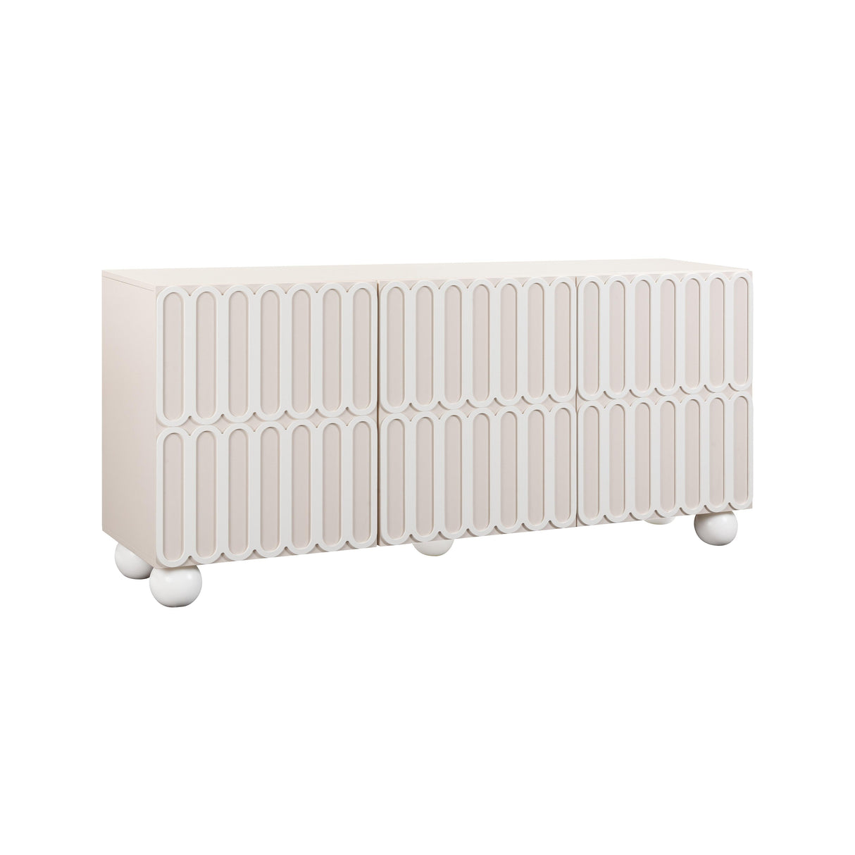 Tori Motif Taupe Buffet by TOV Furniture at Eve Furniture