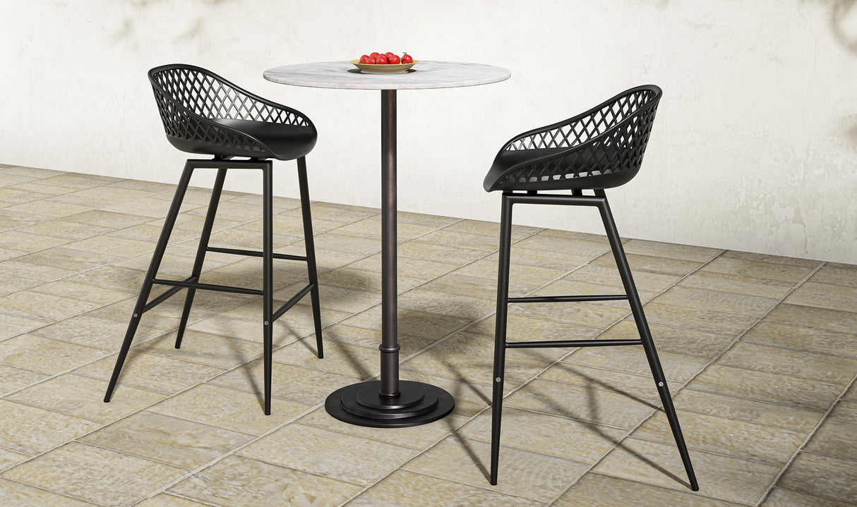 Tori Outdoor Bar Table White Marble by Moe's Home at Eve Furniture