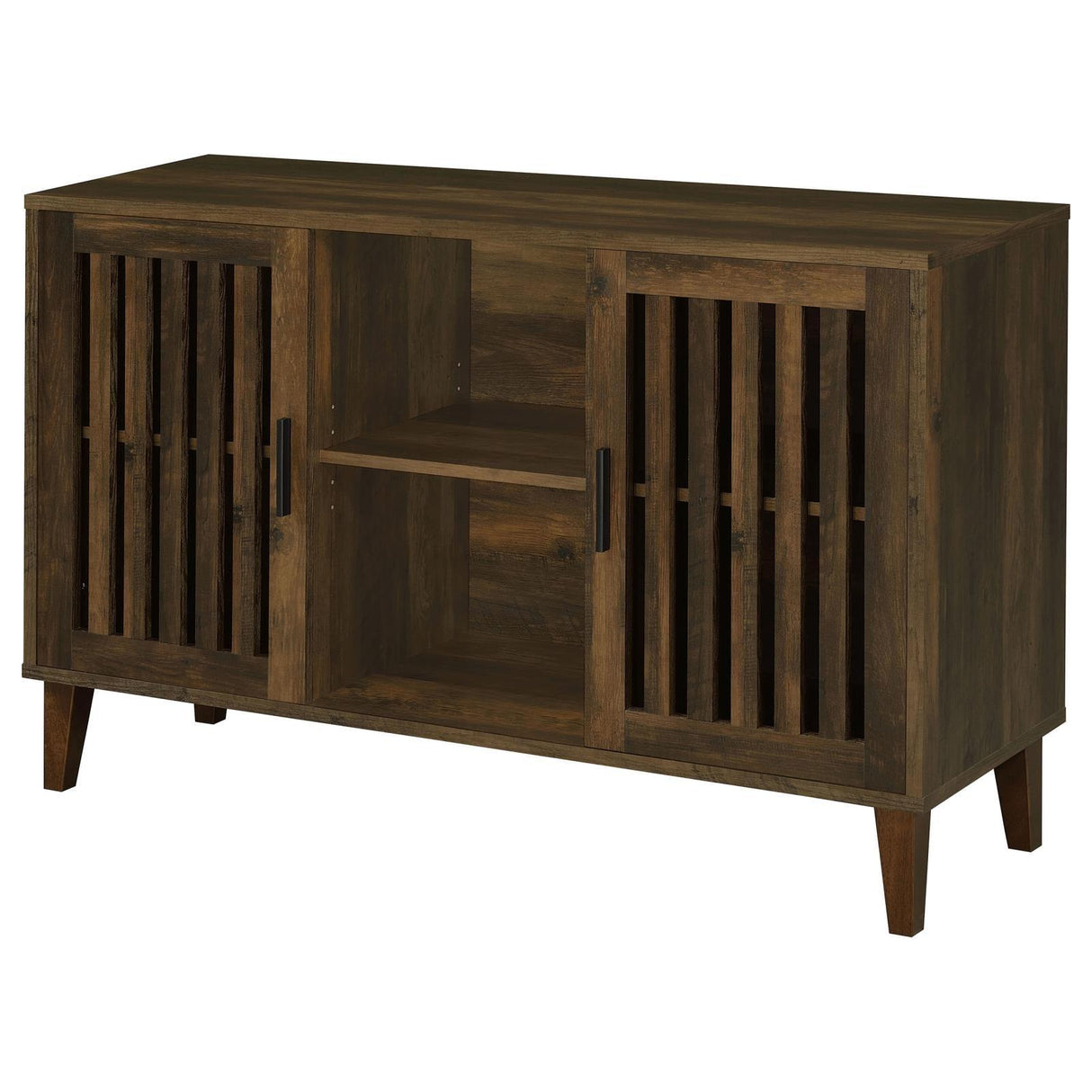 Torin Dark Pine 2-Door Engineered Wood Accent Cabinet by Coaster at Eve Furniture