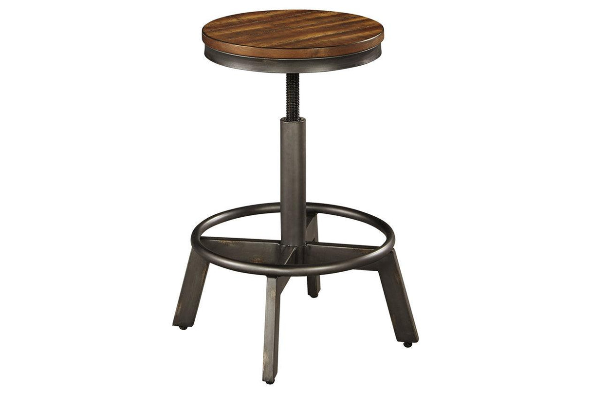 Torjin Brown/Gray Counter Height Stool, Set of 2 by Ashley at Eve Furniture