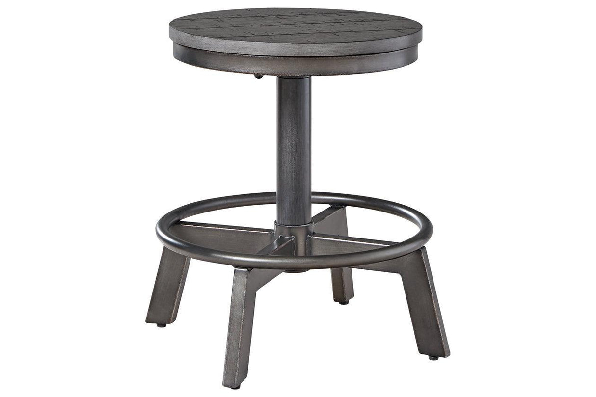 Torjin Gray Counter Height Stool, Set of 2 by Ashley at Eve Furniture