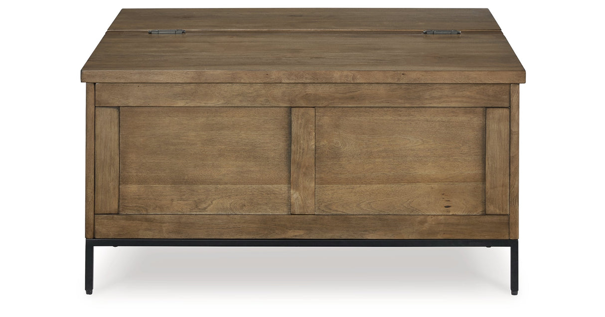 Torlanta Coffee Table with 2 End Tables in Brown by Ashley at Eve Furniture