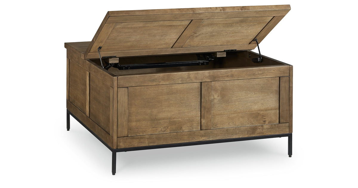 Torlanta Coffee Table with 2 End Tables in Brown by Ashley at Eve Furniture
