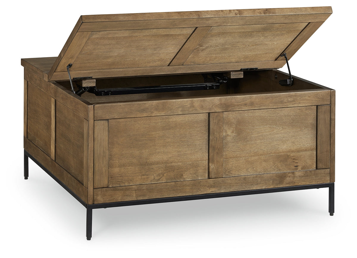 Torlanta Coffee Table with 2 End Tables in Brown by Ashley at Eve Furniture