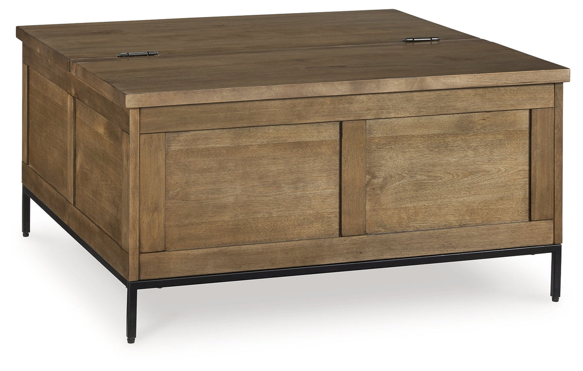 Torlanta Coffee Table with 2 End Tables in Brown by Ashley at Eve Furniture