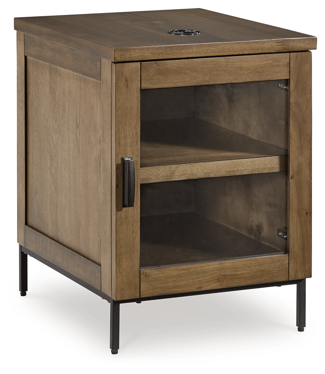 Torlanta Coffee Table with 2 End Tables in Brown by Ashley at Eve Furniture