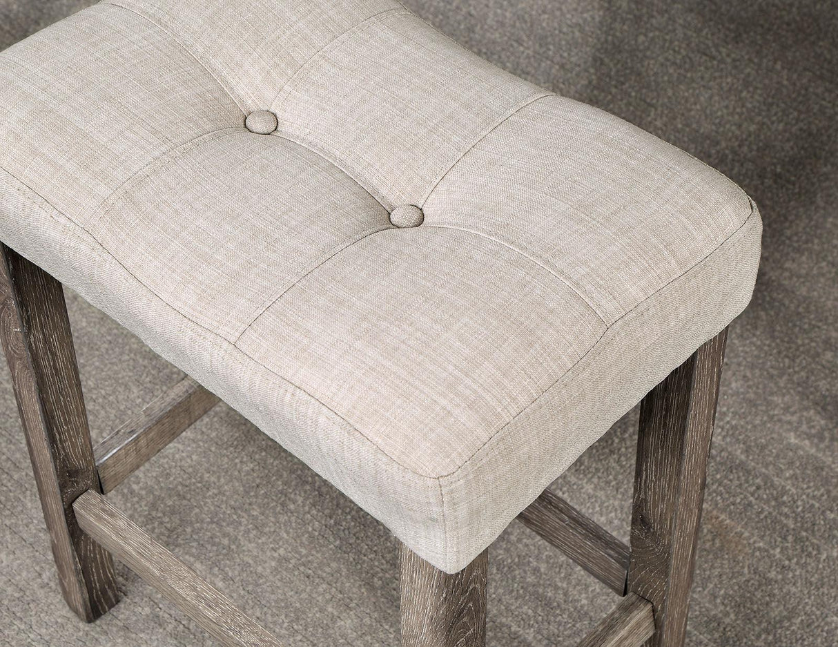 Torrean Gray/Beige 5 Pc. Counter Ht. Set by Furniture of America at Eve Furniture